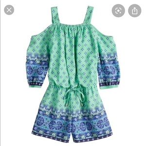 My michelle cold shoulder romper